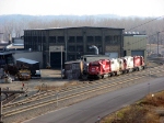 091121009 Recently reactivated SOO SD60s at St. Paul Yard shop